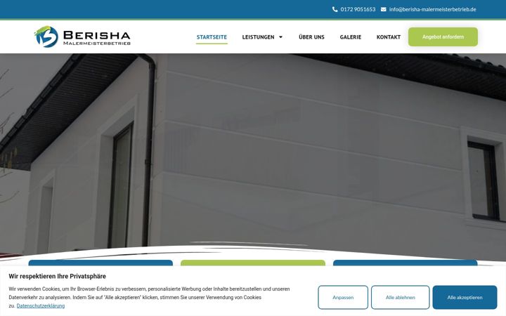 Screenshot of berisha-malermeisterbetrieb.de