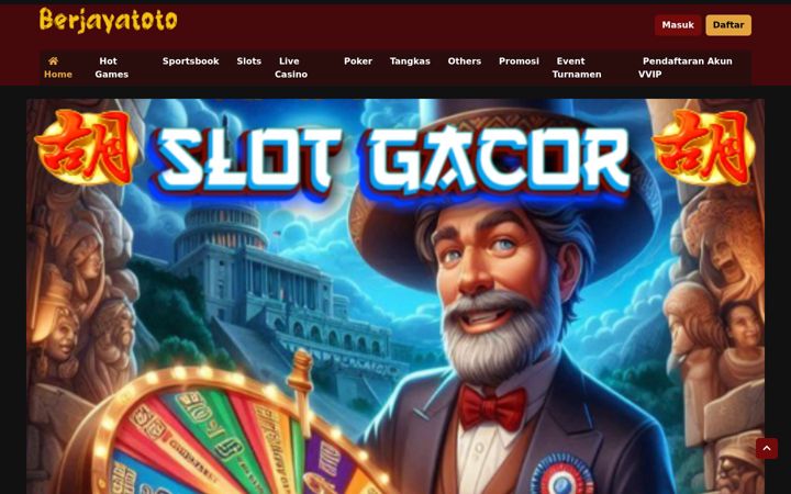 Screenshot of berjayatoto.com