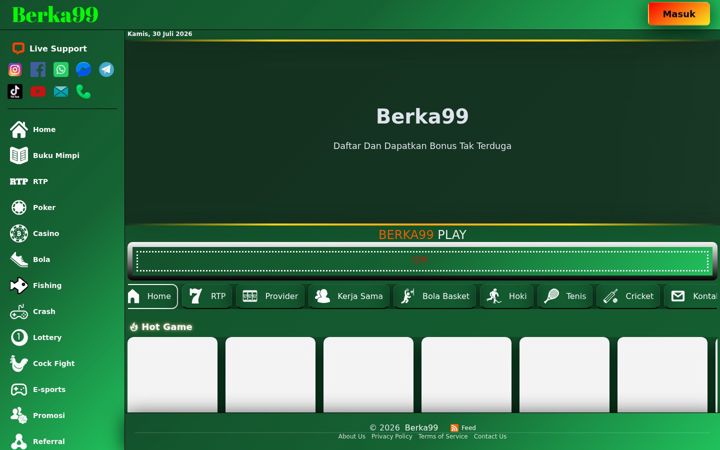 Screenshot of berka99.org