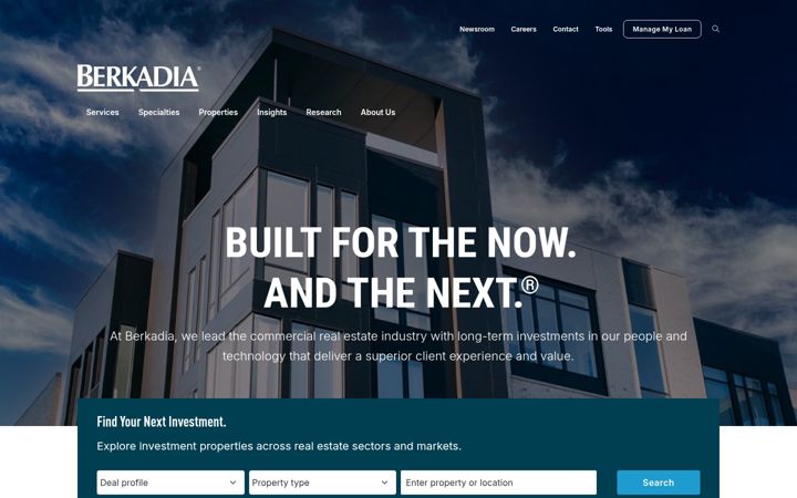 Screenshot of berkadia.com