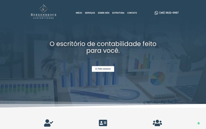 Screenshot of berkenbrockcontabilidade.com.br
