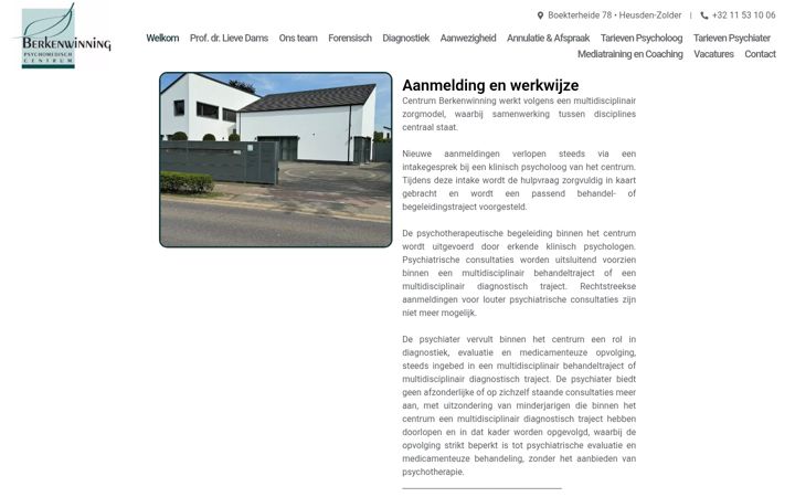 Screenshot of berkenwinning.be