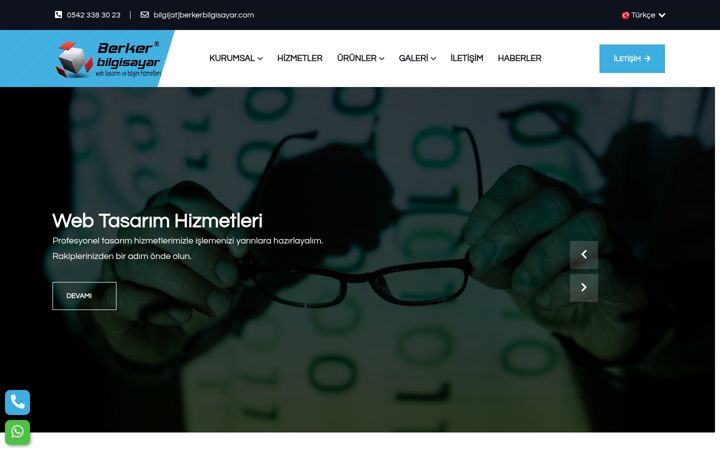 Screenshot of berkerbilgisayar.com