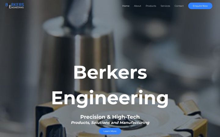 Zrzut ekranu berkers-engineering.nl