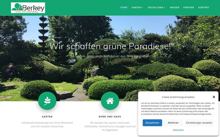 Screenshot of berkey-gartenbau.de
