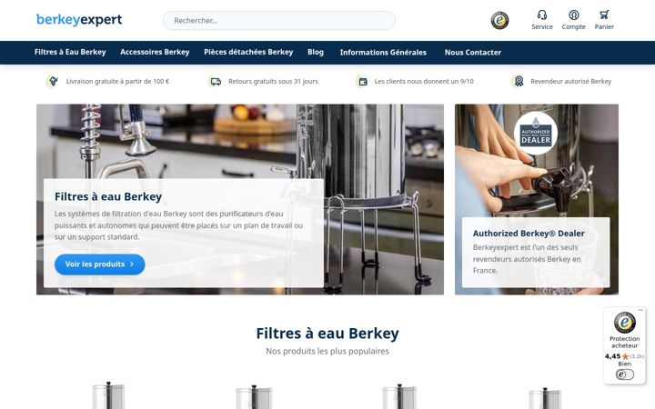 Screenshot of berkeyexpert.fr