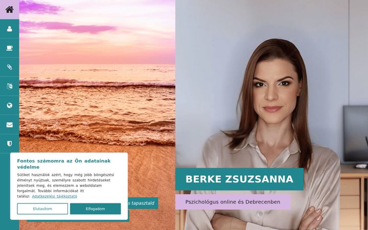 Screenshot of berkezsuzsanna.hu