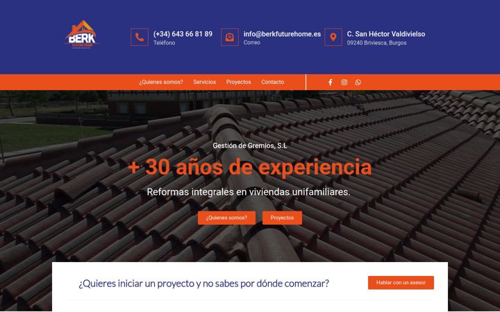 Screenshot of berkfuturehome.es