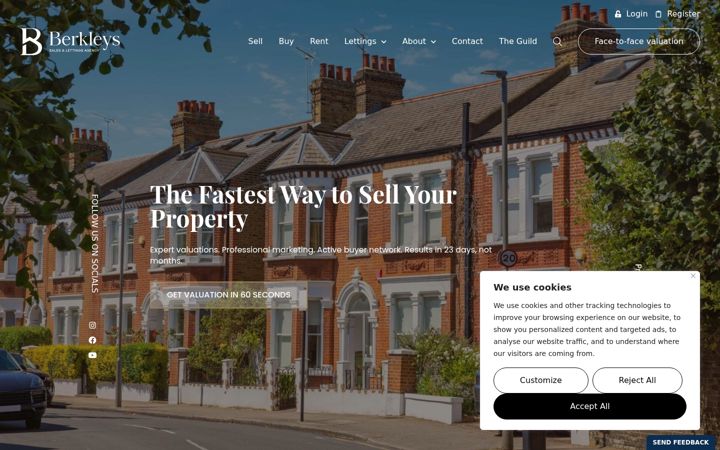Screenshot of berkleys.co.uk