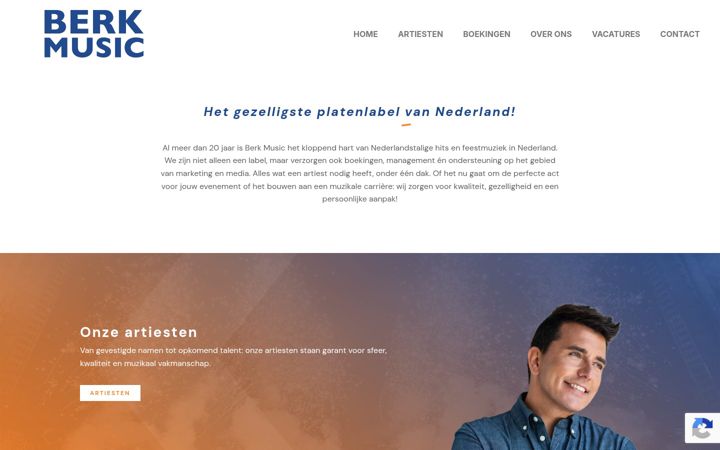 Screenshot of berkmusic.nl