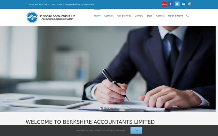 Screenshot of berkshireaccountants.com