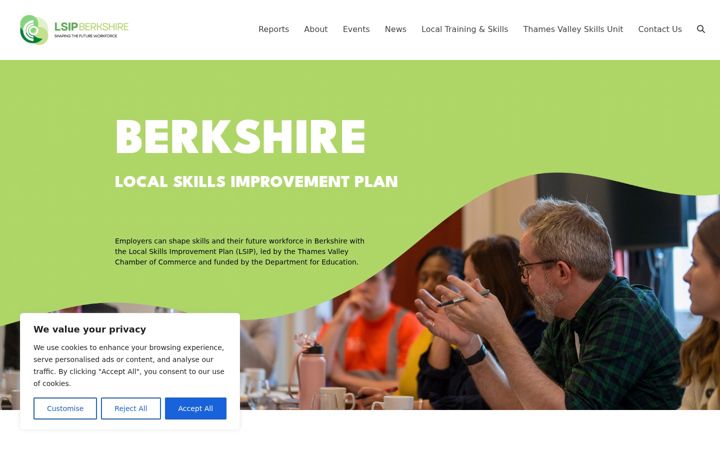 Screenshot of berkshirelsip.co.uk