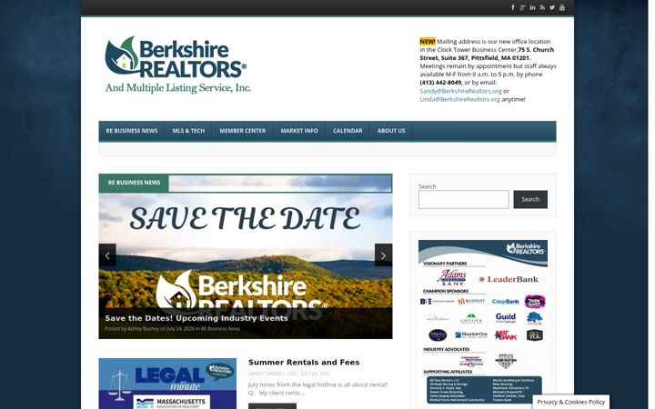 Screenshot of berkshirerealtors.net