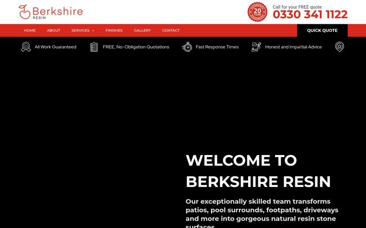 Screenshot of berkshireresindrives.com