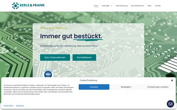Screenshot of berle-frank.de