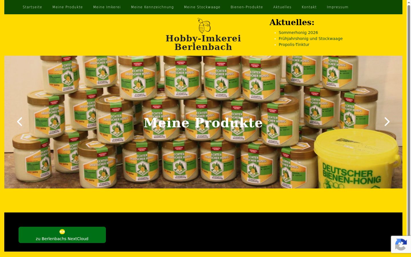 Screenshot des Einwilligungsbanners vor jeglicher Interaktion