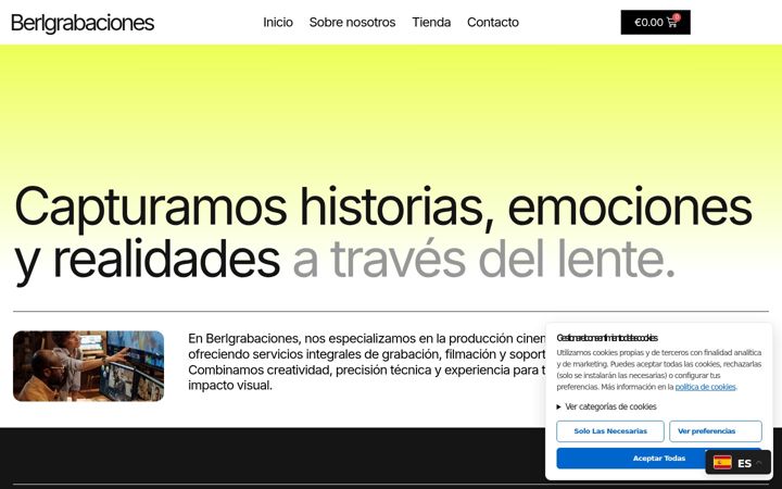 Screenshot of berlgrabaciones.com