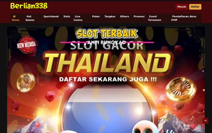 Screenshot of berlian338.com