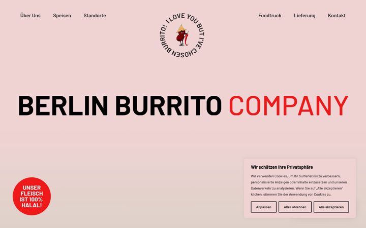 Screenshot of berlin-burrito-company.de