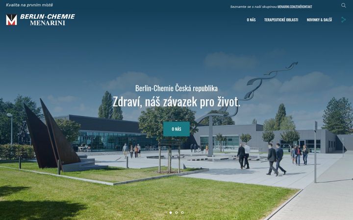 Screenshot of berlin-chemie.cz