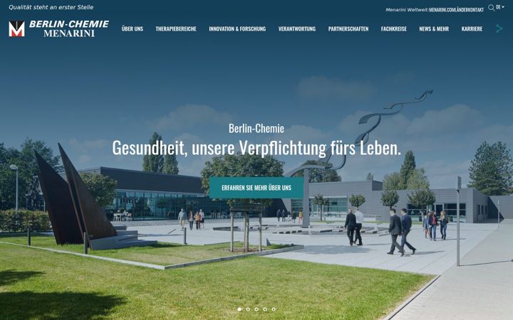 Screenshot of berlin-chemie.de