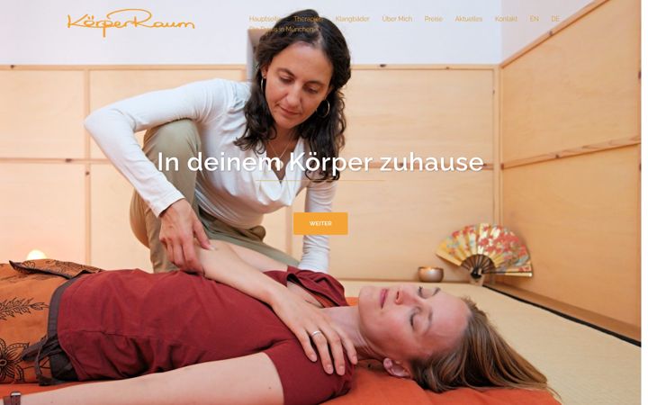 Capture d'écran de berlin-craniosacral.de