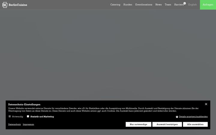 Screenshot of berlin-cuisine.com