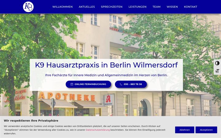 Screenshot of berlin-hausarzt.de
