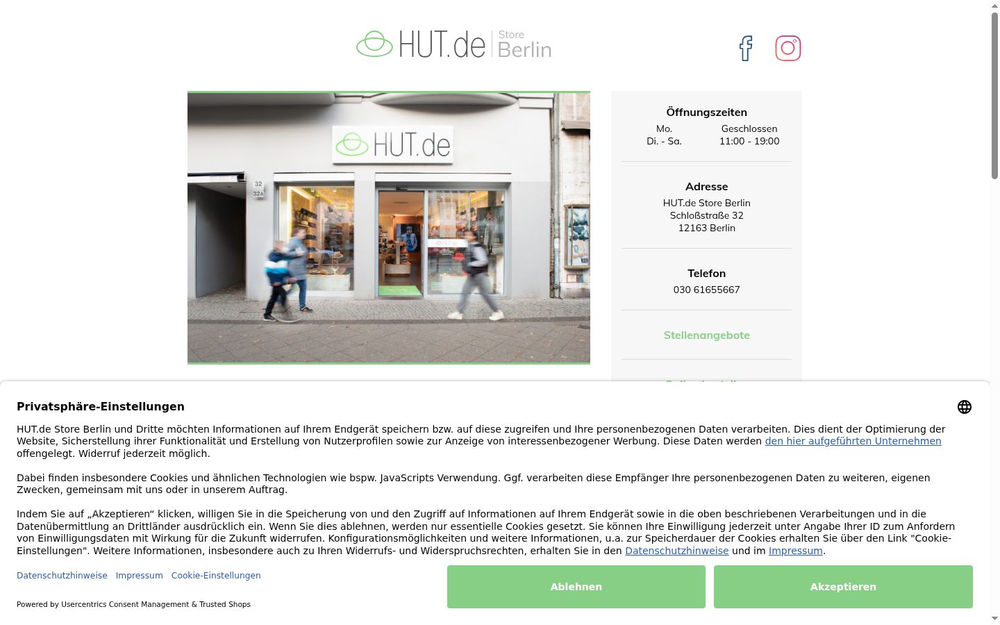 Sutikimo reklamjuostės, rodytos prieš bet kokią sąveiką, ekrano kopija