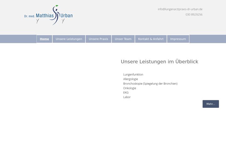 Capture d'écran de berlin-lungenarzt.de
