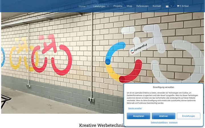 Ekraanipilt saidist berlin-reklame.de