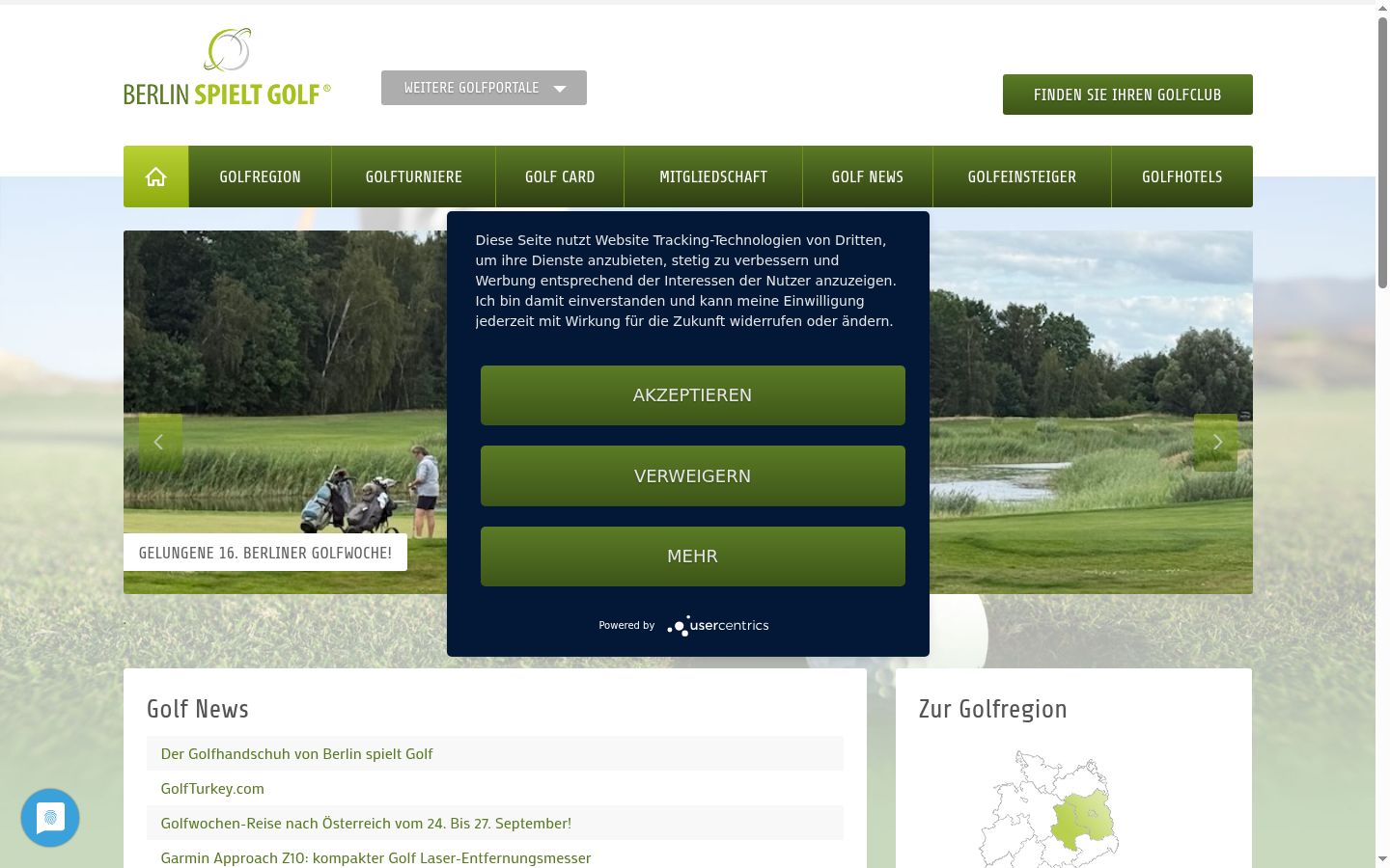 Screenshot tal-banner tal-kunsens muri qabel kwalunkwe interazzjoni
