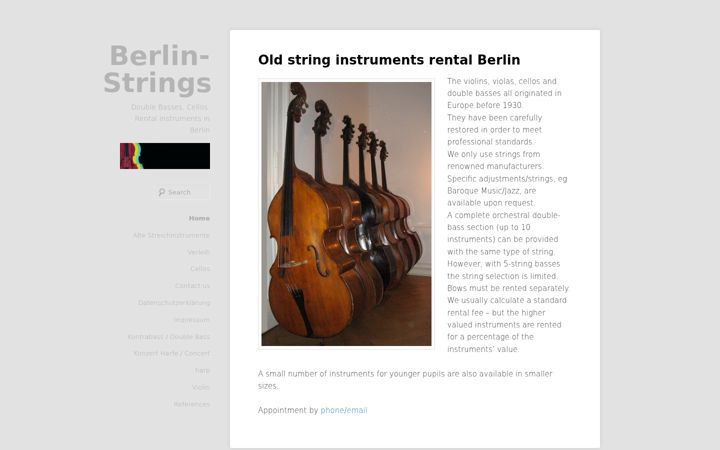 Screenshot of berlin-strings.com