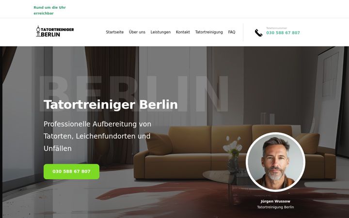 Screenshot of berlin-tatortreiniger.de