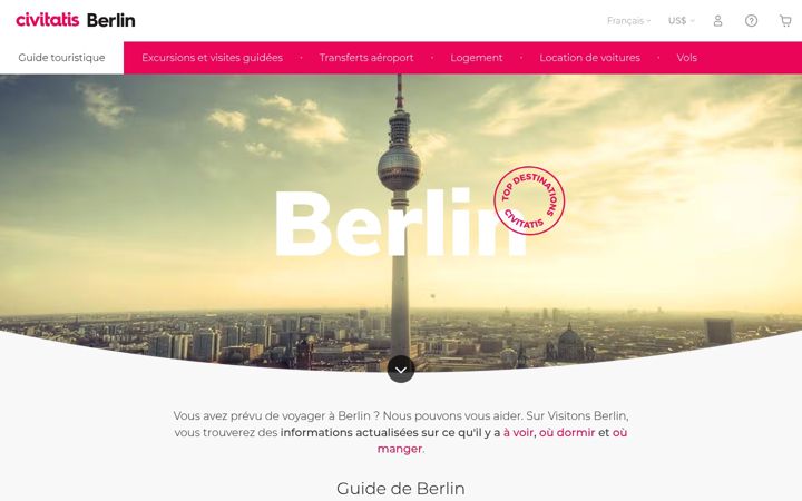 Screenshot of berlin.fr
