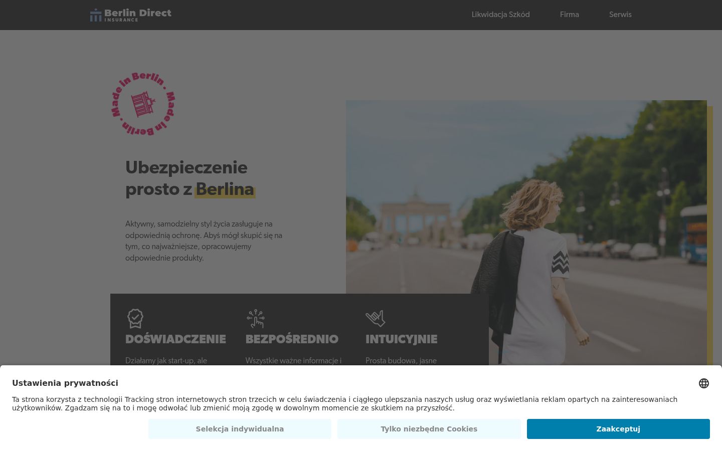 Sutikimo reklamjuostės, rodytos prieš bet kokią sąveiką, ekrano kopija