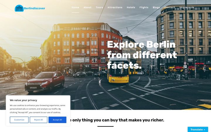 Screenshot of berlindiscover.com