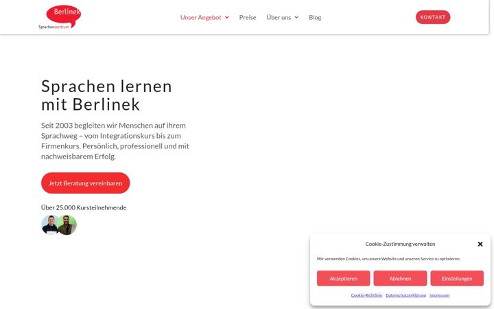 Screenshot of berlinek.de