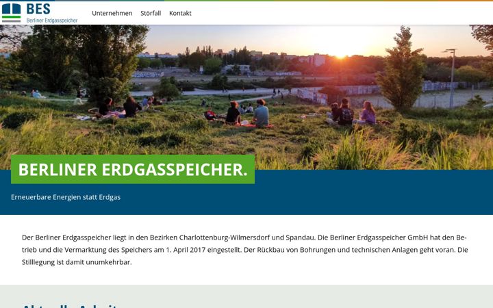 Screenshot of berliner-erdgasspeicher.de