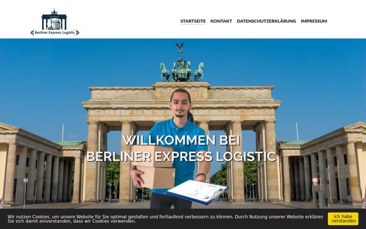 Screenshot of berliner-express-logistic.de