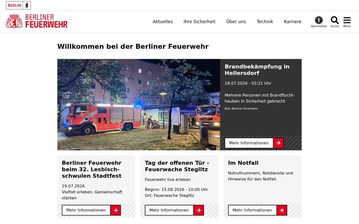 Screenshot of berliner-feuerwehr.de