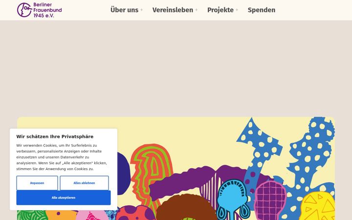 Екранна снимка на berliner-frauenbund.de