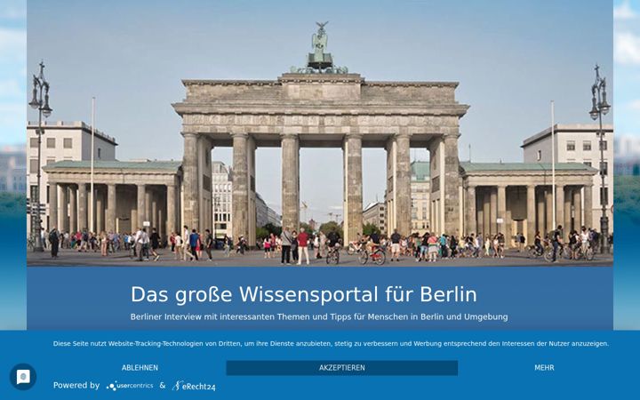 Screenshot of berliner-interview.de