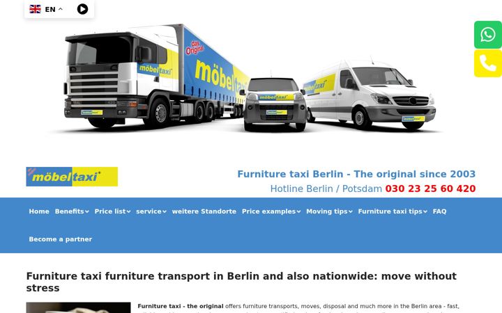 Screenshot of berliner-moebeltaxi.de