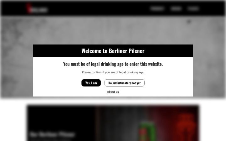 Screenshot of berliner-pilsner.com