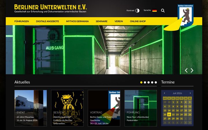Screenshot of berliner-unterwelten.de
