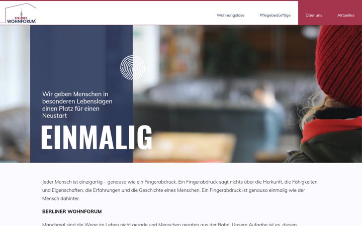 Screenshot of berliner-wohnforum.de