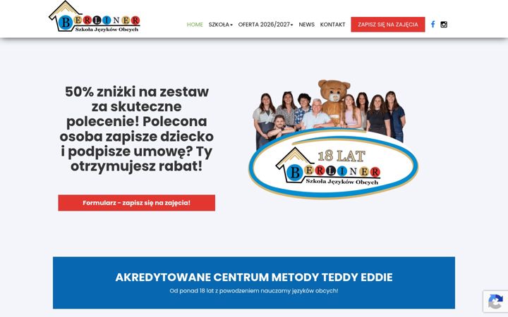 Screenshot of berliner.edu.pl