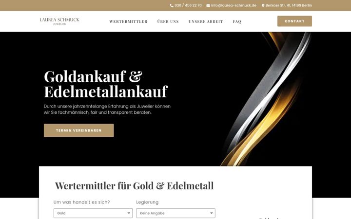 Screenshot of berlinergoldankauf.de