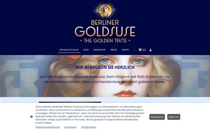 Screenshot of berlinergoldsuse.de